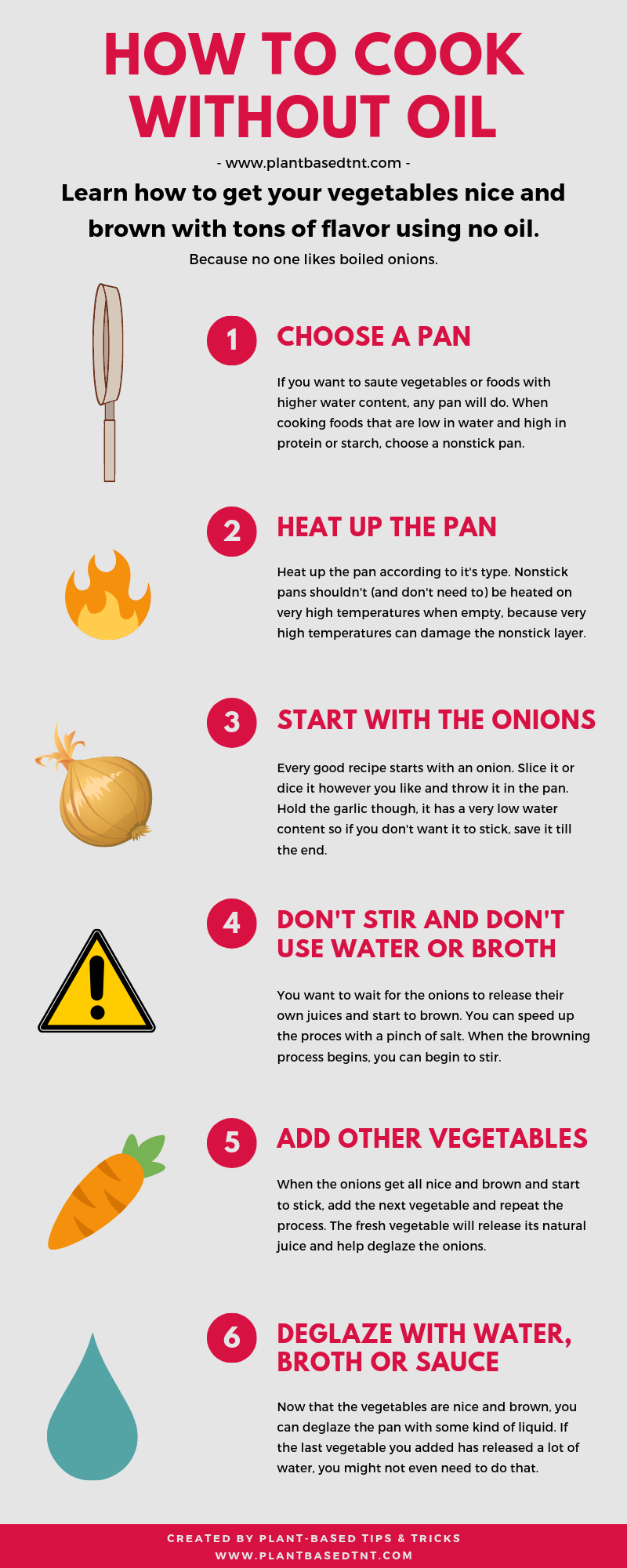 How to cook without oil?
