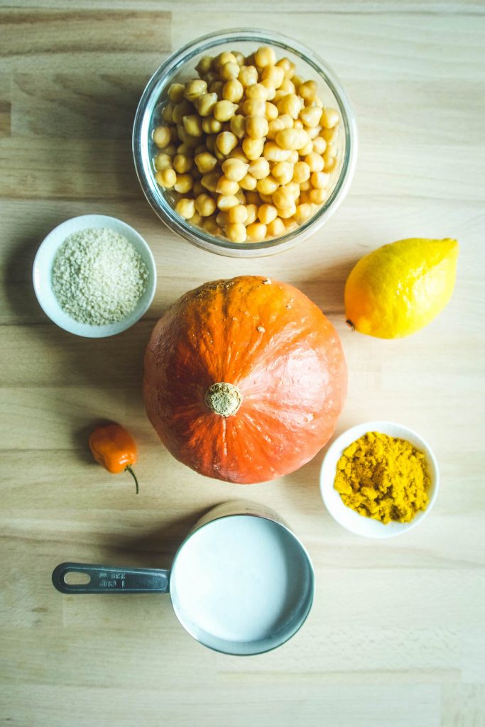 pumpkin and chickpea curry